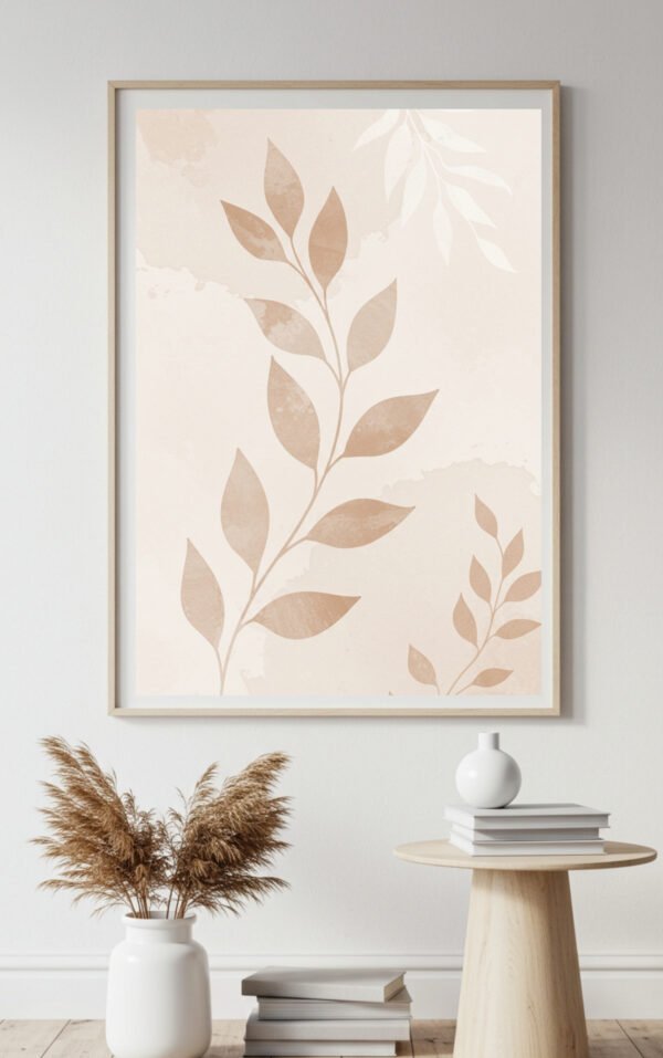 “Scandinavian style digital wall art in A5 to A0 sizes”