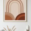 Neutral Boho Abstract Art for Home Decor