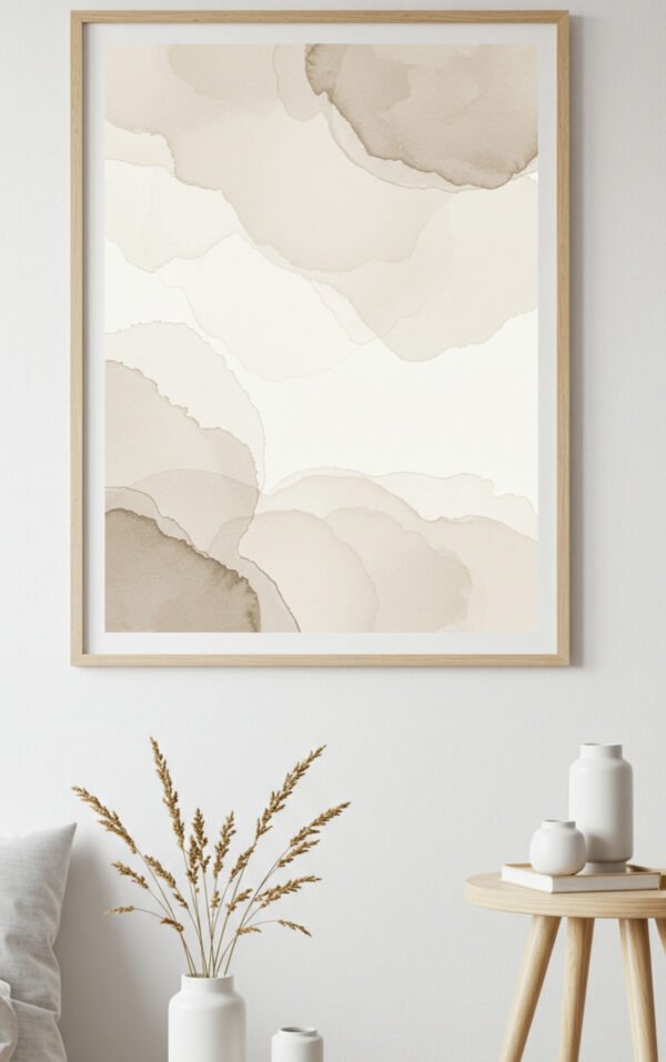 Boho-Inspired-Neutral-Watercolor-Wash-Wall-Art