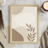 Minimalist Neutral Abstract Wall Art Print