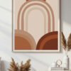 Neutral Boho Abstract Art for Home Decor