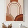 Neutral Boho Abstract Art for Home Decor