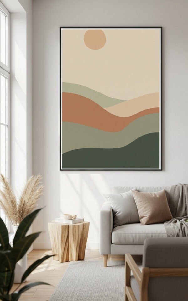 Minimalist Abstract Landscape Wall Art