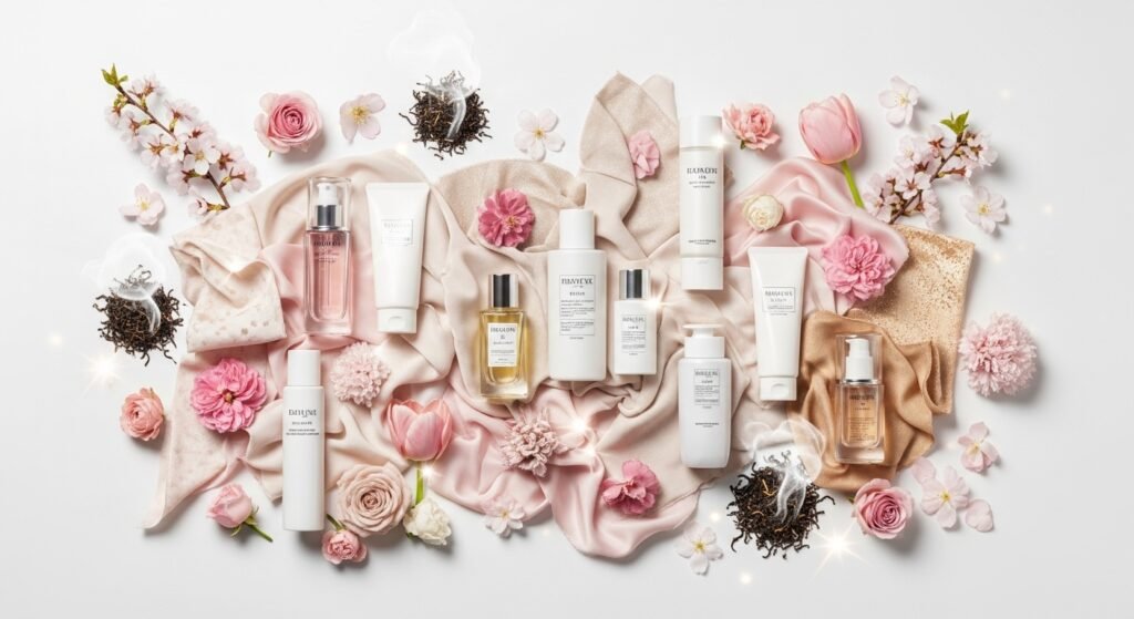 J-Beauty lifestyle 2025, Japanese skincare morning routine, minimalist beauty lifestyle, radiant skin rituals by artisan anthology