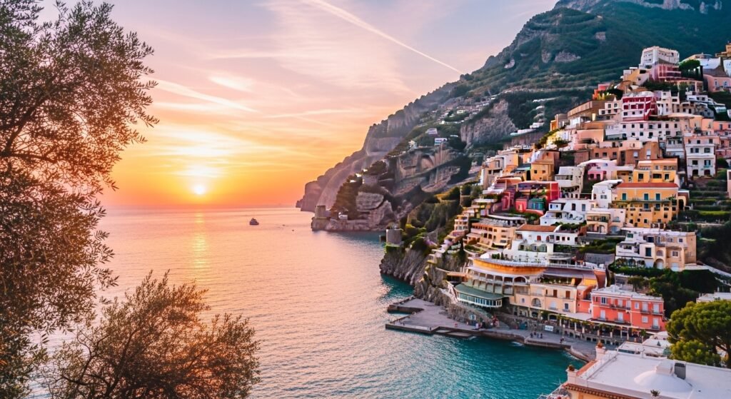 Amalfi Coast travel 2025, Italy coastal luxury destinations, pastel Amalfi photography, blush beige coastal villas, romantic travel lifestyle image by artisan anthology