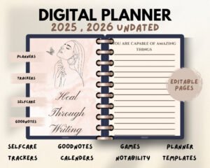 Guided Therapeutic Writing Prompts for Emotional Release, Self-Discovery & Inner Healing