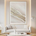Luxury Champagne Taupe Wall Art