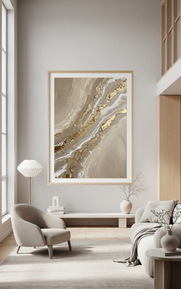 Textured Abstract Luxury Wall Art