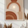 Warm Earthy Abstract Wall Decor