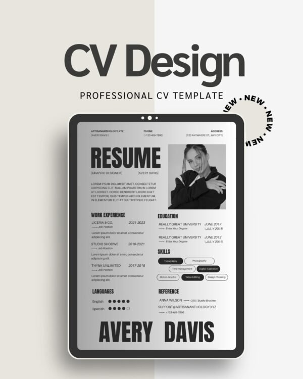 cv template, resume template, professional cv, editable cv, ats friendly resume, modern cv design, career growth resume, graduate cv, job application template, minimalist resume, word cv template, canva resume, downloadable cv, interview ready resume, career change cv, creative professional resume