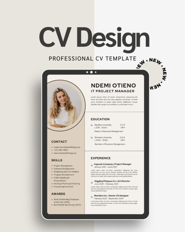 Career Growth CV Template – ATS-Approved Format