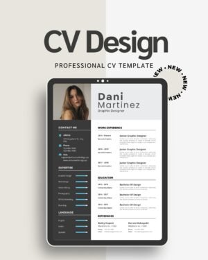 Clean & Elegant Resume Template for Corporate Professionals