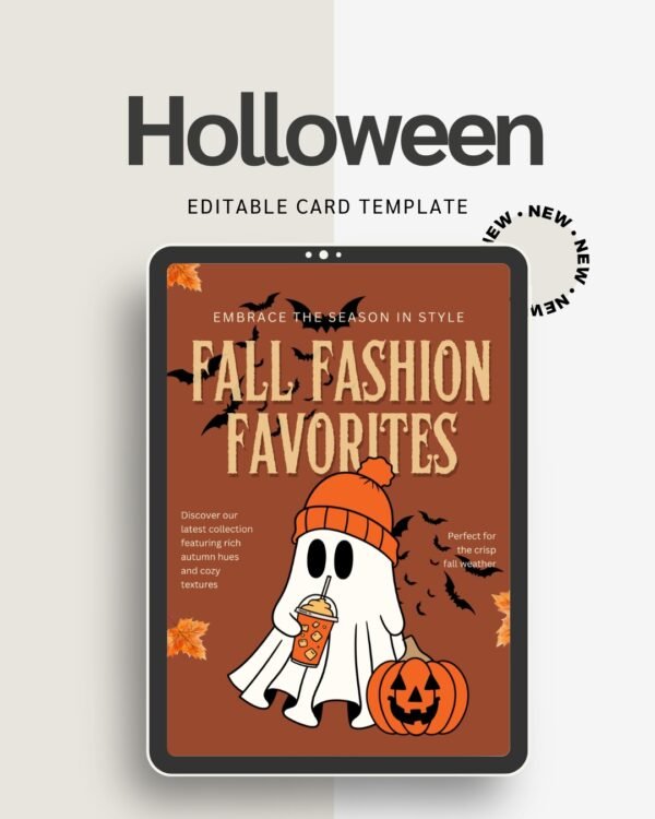 Halloween Card Set | Bundle of Printable Greeting Cards Instant Download