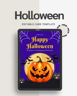 Cute Scary Halloween Card | Printable Greeting for Kids & Teens