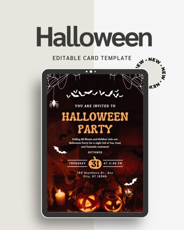 Halloween Digital Card | Send Online Greeting to Friends & Coworkers