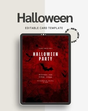 Halloween Card for Social Media | Digital Greeting for Instagram & Email