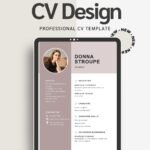Editable Resume / CV Template