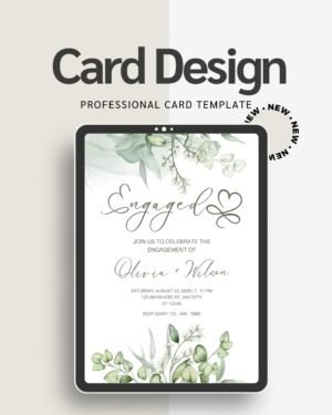 Minimalist Wedding Invitation Template Instant Download Simple Elegant Invite