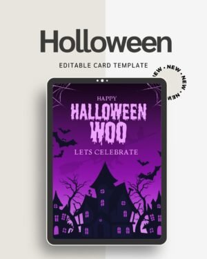 Happy Halloween Card | Digital Greeting for Parties & Celebrations