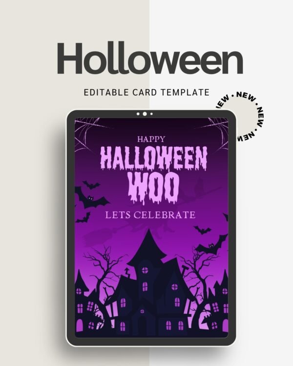 Happy Halloween Card | Digital Greeting for Parties & Celebrations