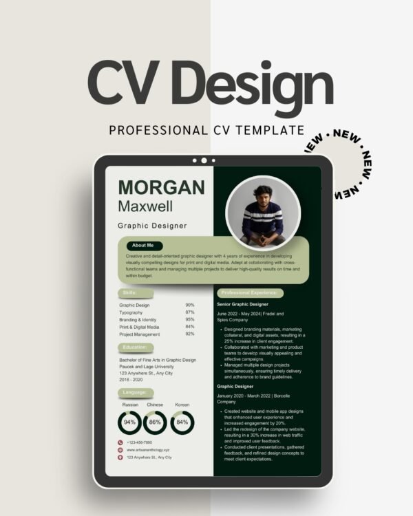 Job Application Resume Template