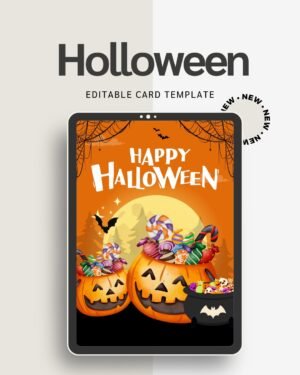 Funny Halloween Greeting Card | Instant Download Digital Printable