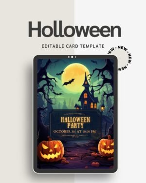 Halloween Card for Adults | Creepy Cute Printable Greeting Card