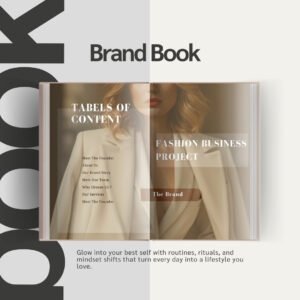Timeless Luxury Fashion Canva Template | Minimal Elegant Branding & Lookbook Design Kit