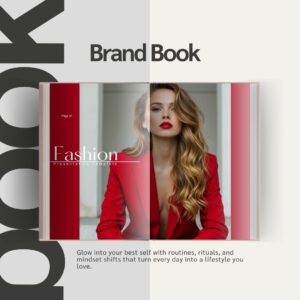 Red Fashion Canva Template | Bold Social Media & Branding Design for Fashion, Lifestyle & Boutique Brands