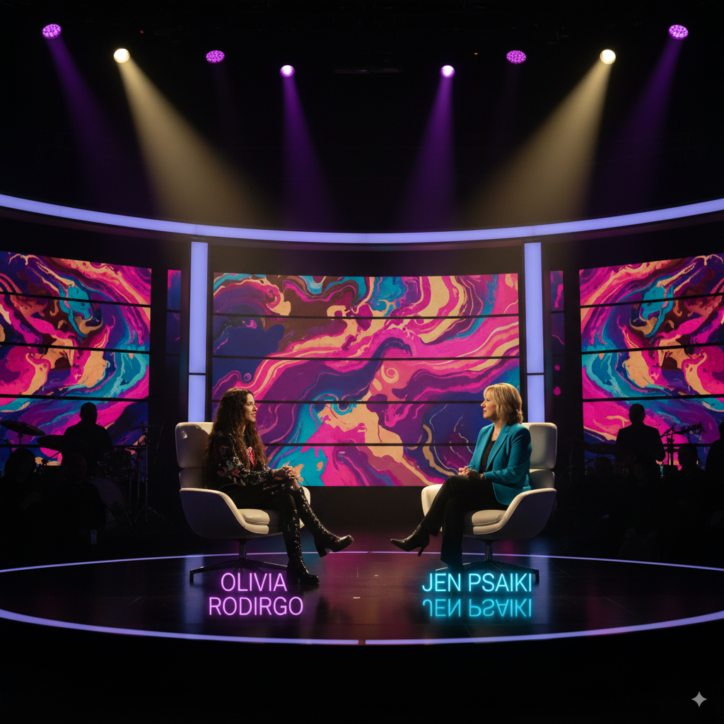 Jimmy Kimmel Live return featuring Olivia Rodrigo and Jen Psaki as celebrity guests by artisan anthology