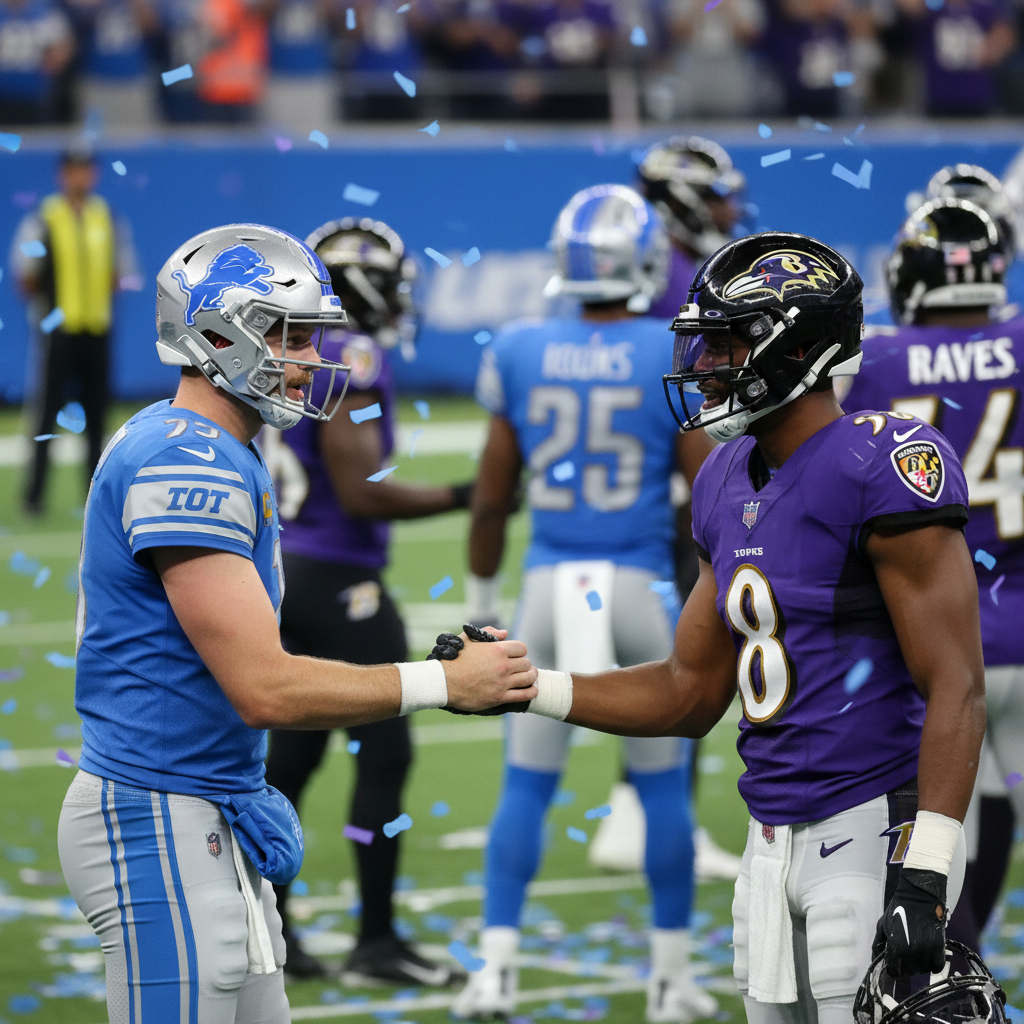 Lions vs Baltimore Ravens game photos, Detroit Lions vs Baltimore Ravens live, NFL Lions vs Ravens score, Detroit Lions vs Baltimore Ravens players, by artisan anthology