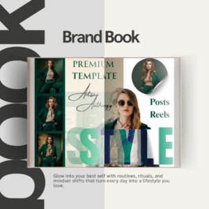 Premium Contemporary Fashion Canva Template | Bold Editorial Branding & Luxury Campaign Design Kit