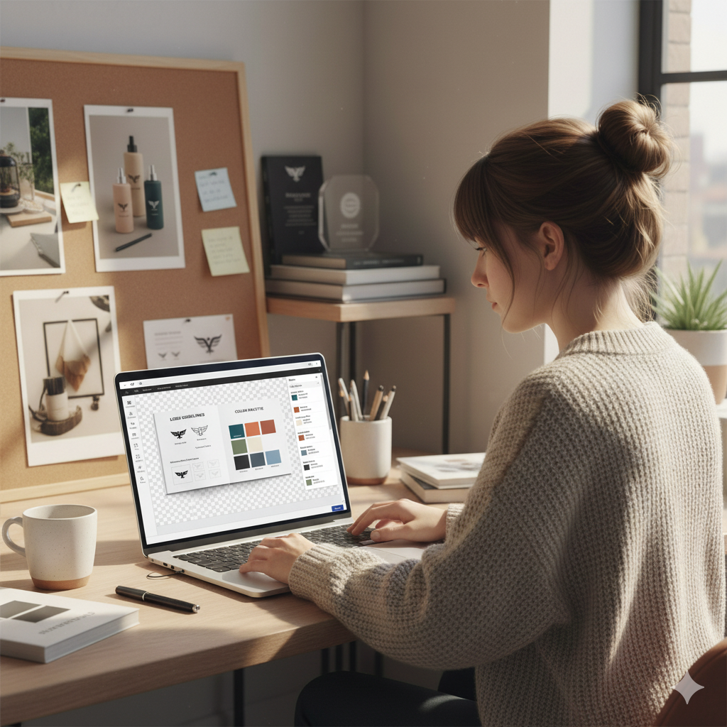 “Creating a brand book for small business in Canva” by artisan anthology