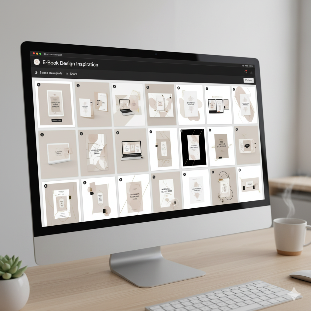 “E-book mockup ideas and visual marketing inspiration for creators” by artisan anthology