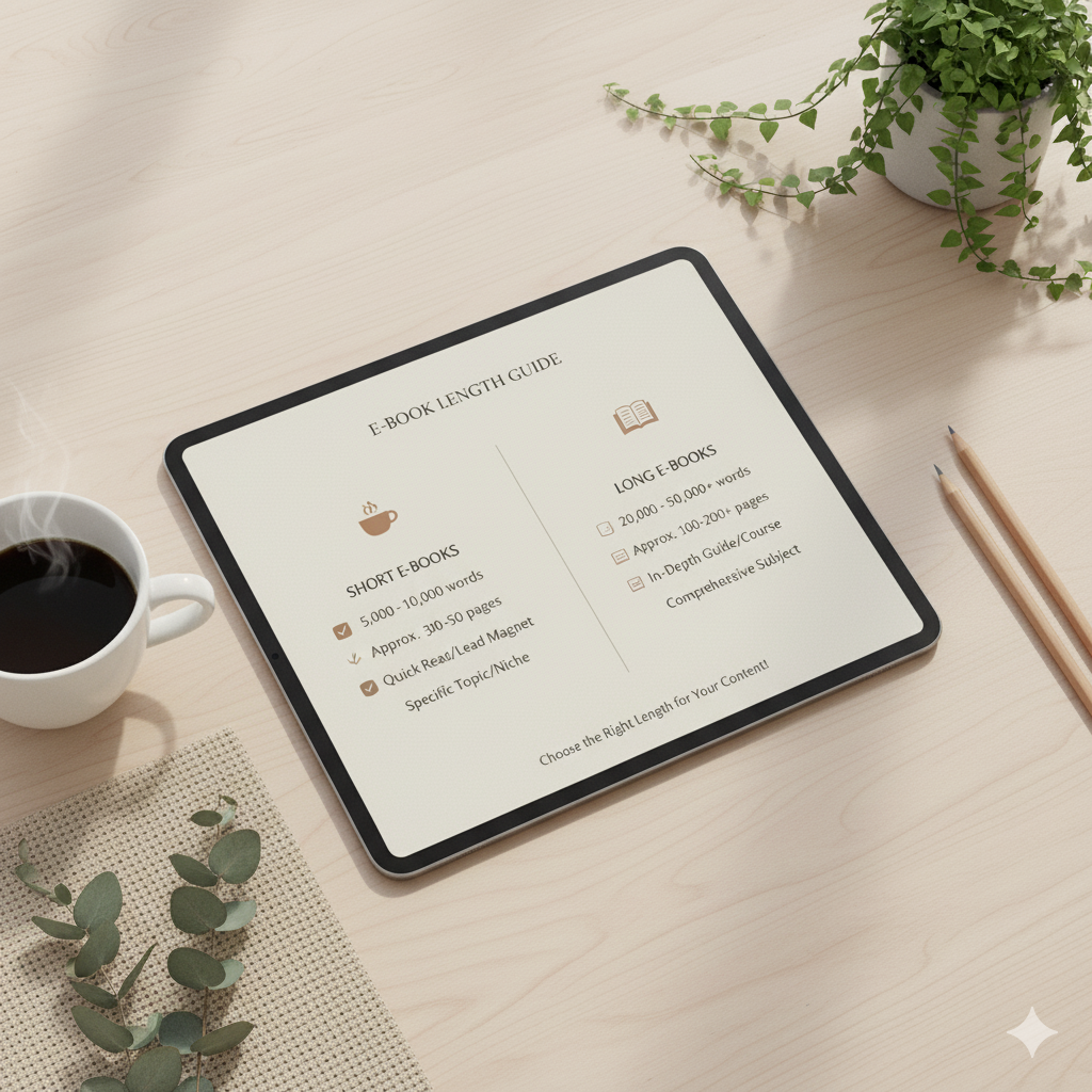 “Ebook page count comparison chart” by artisan anthology