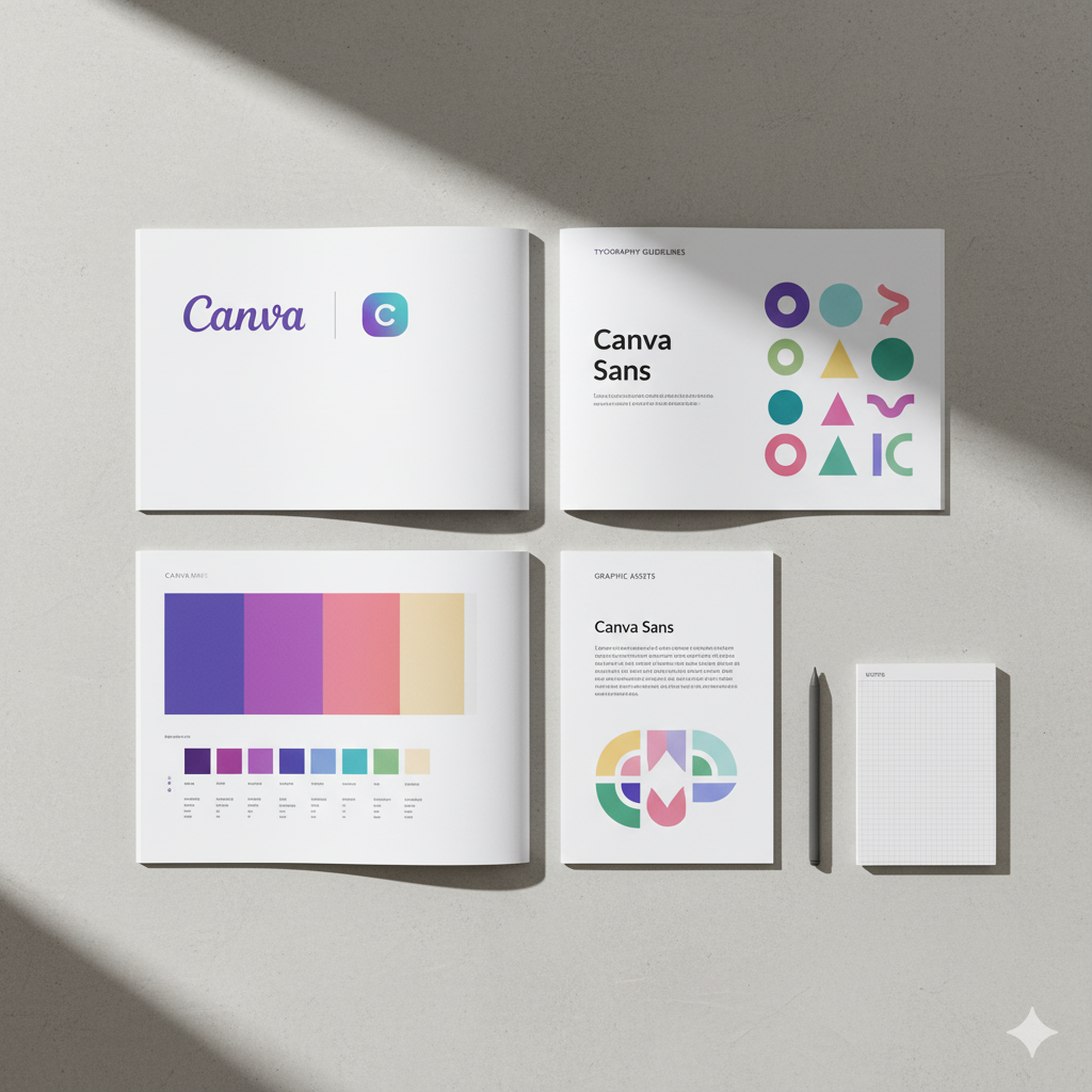 “Editable Canva brand book for influencers and startups” by artisan anthology