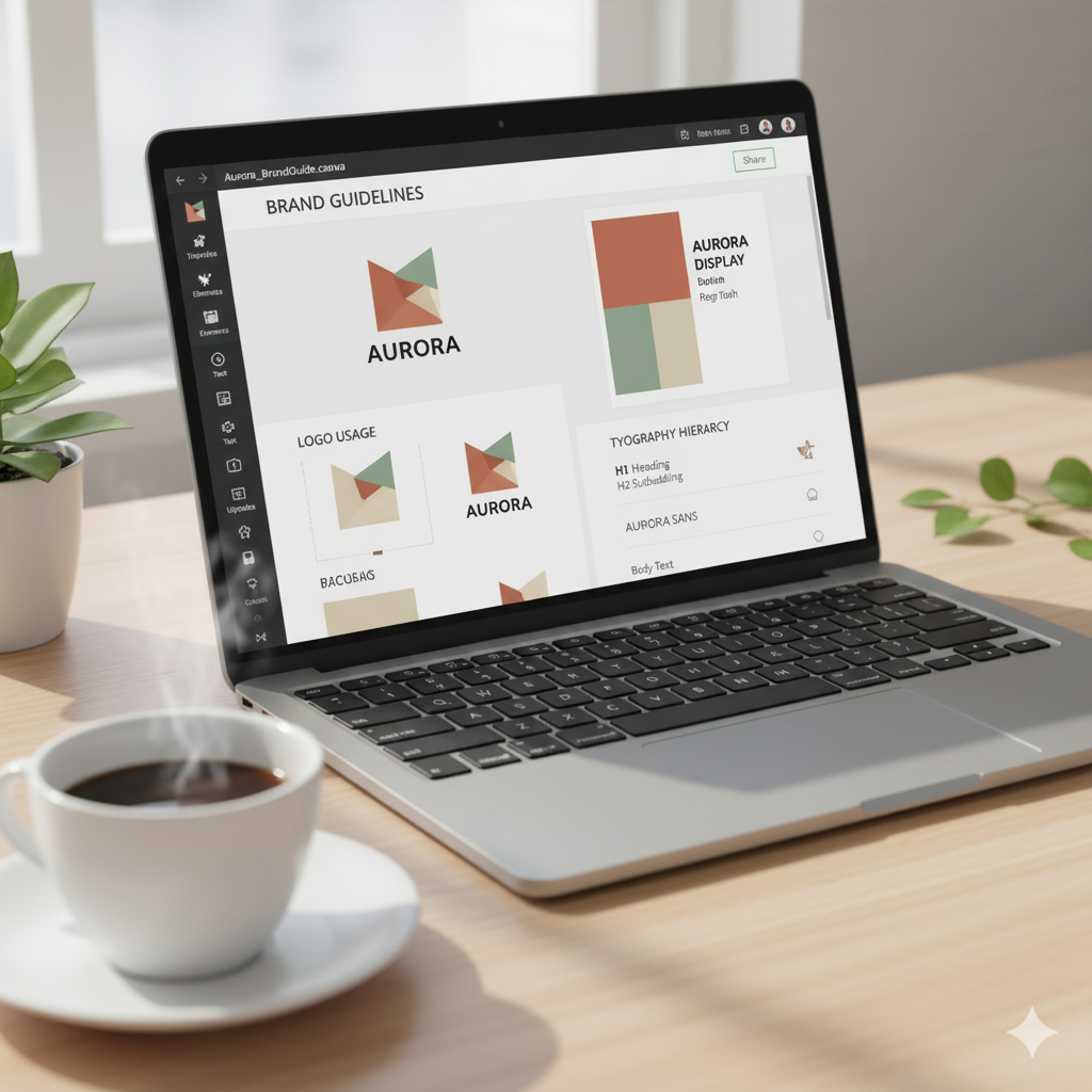 How to create a brand book in Canva step-by-step by artisan anthology