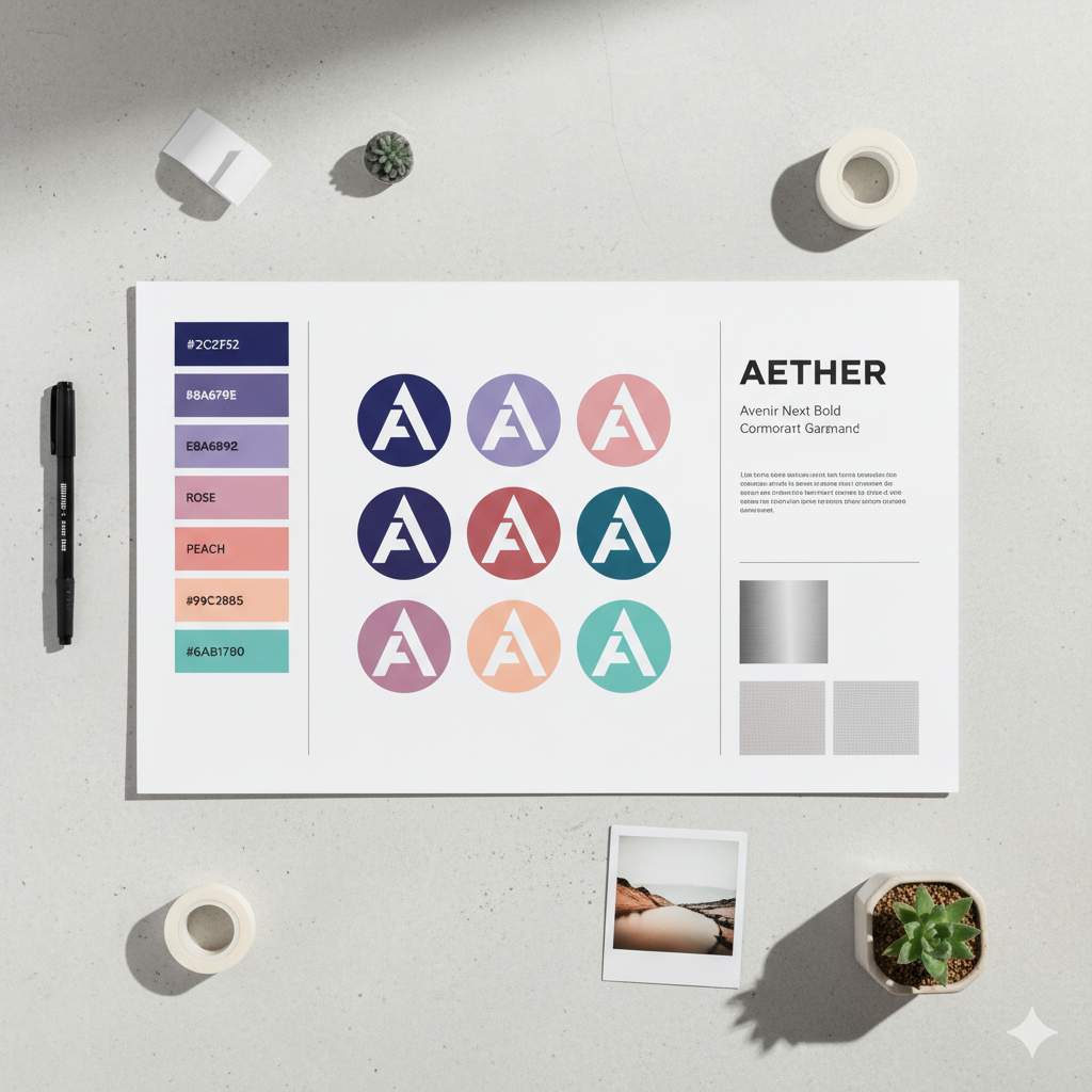 “Modern brand identity kit for service providers” by artisan anthology