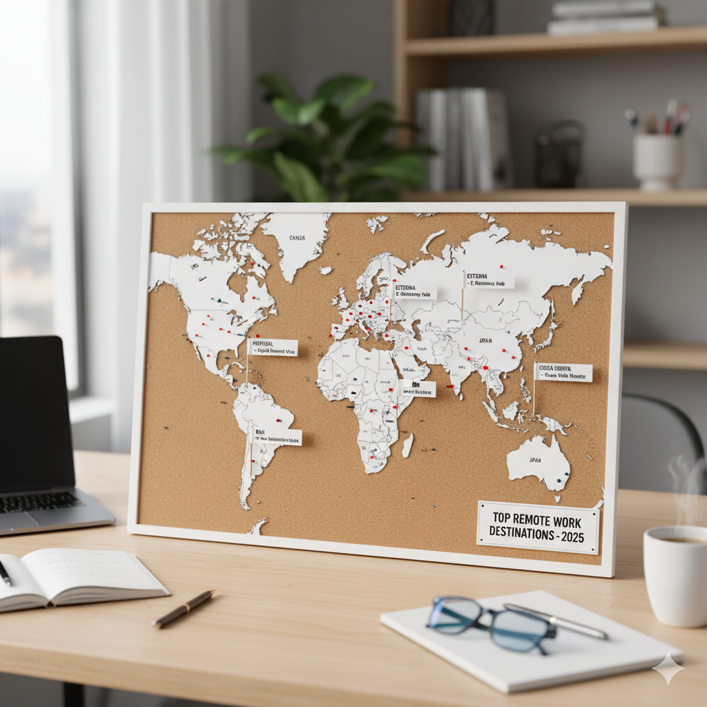 Remote job applicant showcasing top skills needed for global work. by artisan anthology