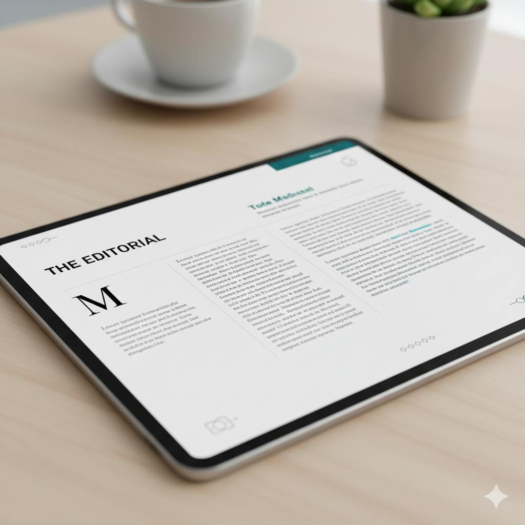 “Trending editorial e-book layout idea 2025 in black and white aesthetic” by artisan anthology