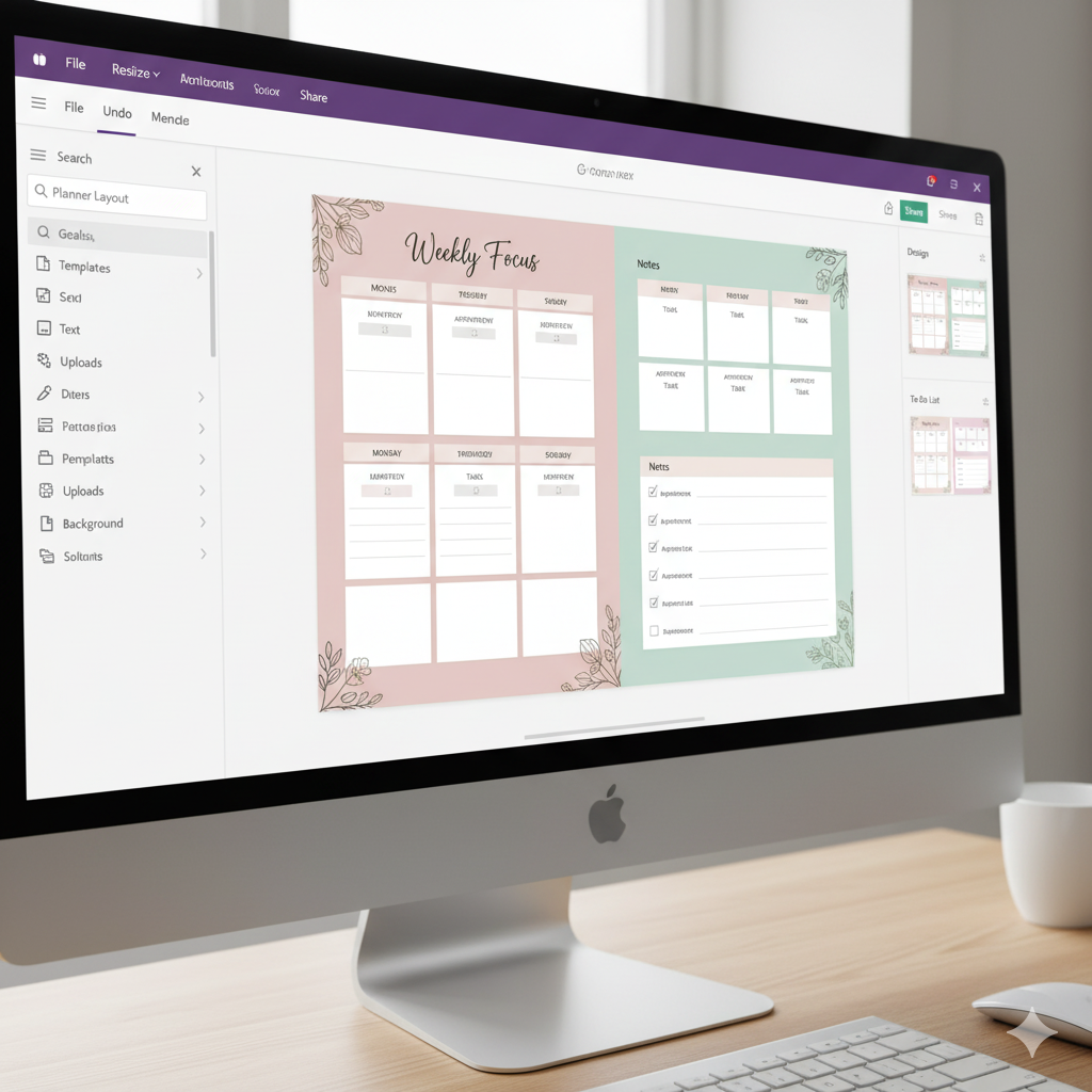 “Hyperlinked digital planner test on iPad GoodNotes app” by artisan anthology