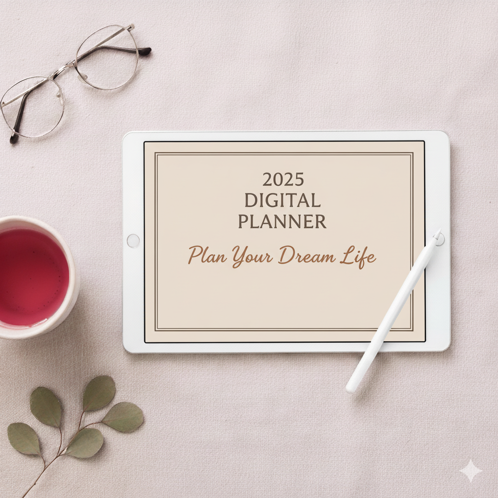  Minimalist digital planner cover aesthetic neutral tones by artisan anthology