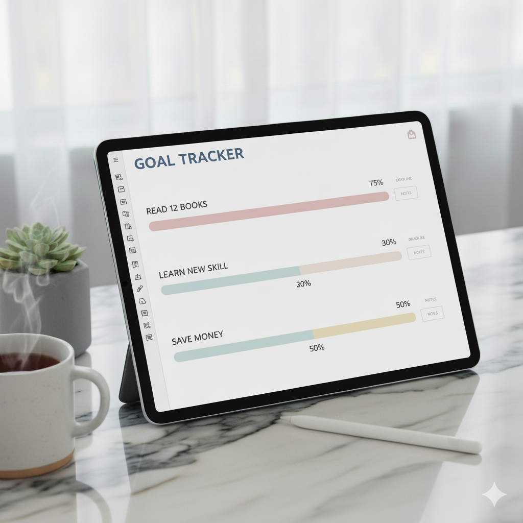 “Digital planner mockup for Etsy productivity planner” by artisan anthology