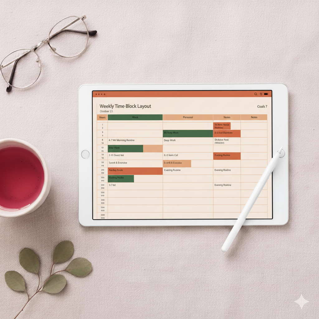 nature-inspired minimalist digital planner by artisan anthology