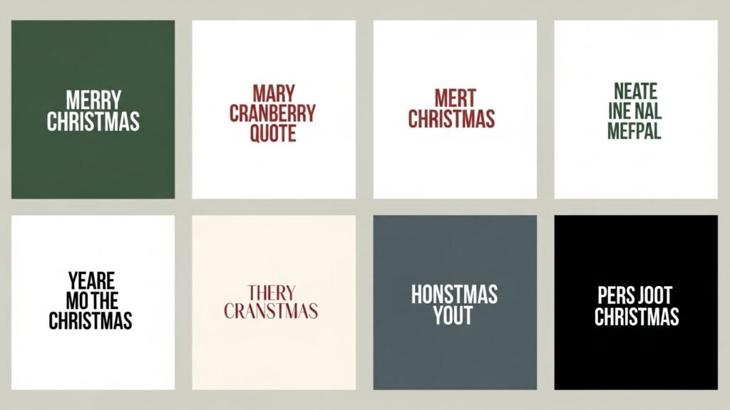 Christmas typography printable quotes wall art by artisan anthology.