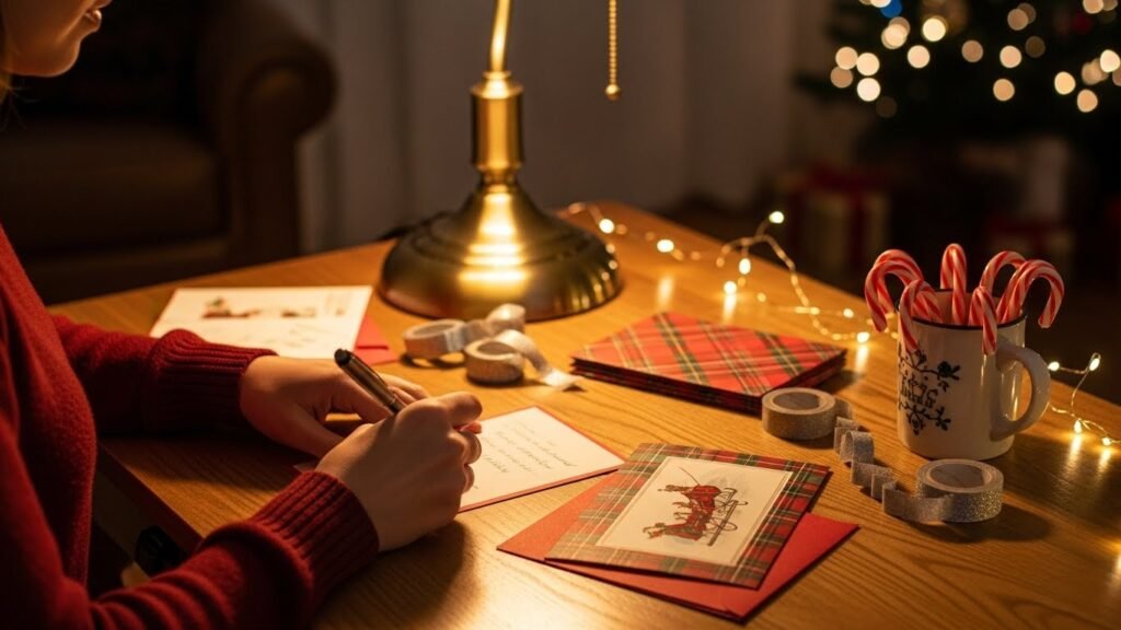 What to write in a Christmas card guide by artisan anthology.