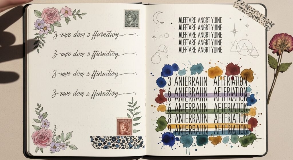 369 method affirmation repetition example by artisan anthology.