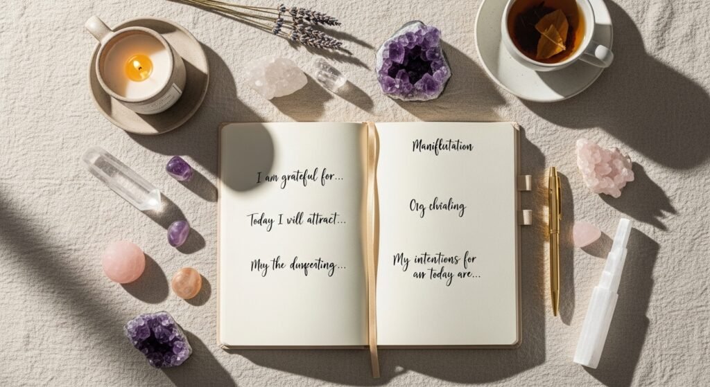 Daily manifestation journal prompts for effective goal manifestation by artisan anthology.