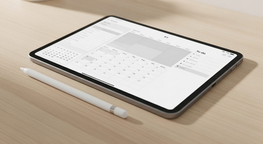 digital planner on ipad vs paper planner comparison by artisan anthology.