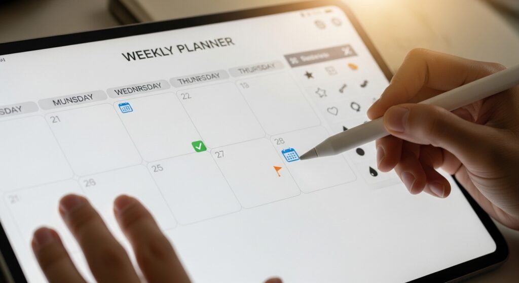 functional digital planner aesthetic tips by artisan anthology.